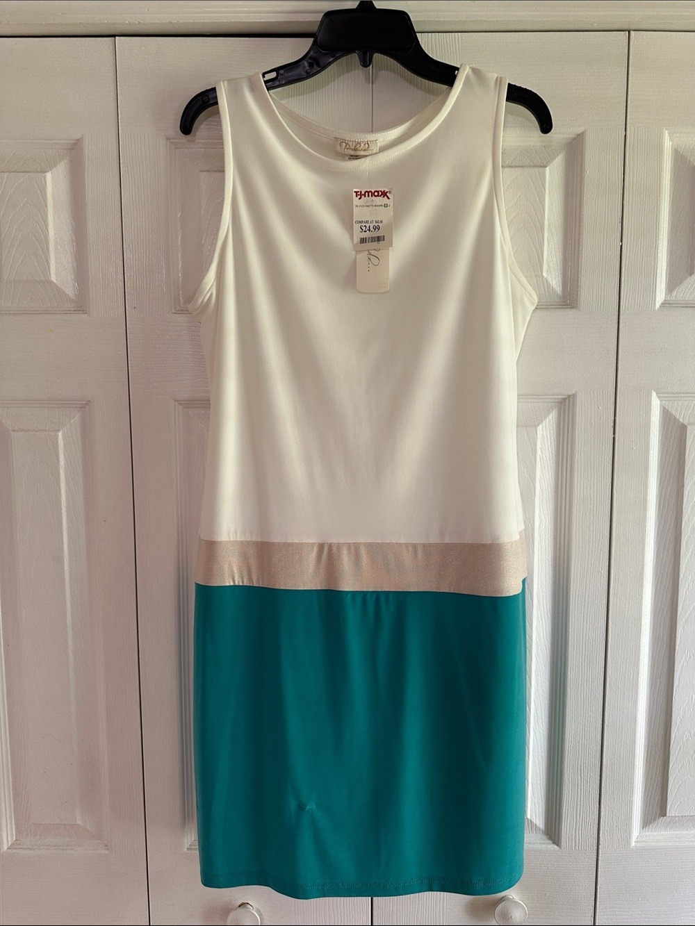 Prelude Colorblock Midi Dress Size Large